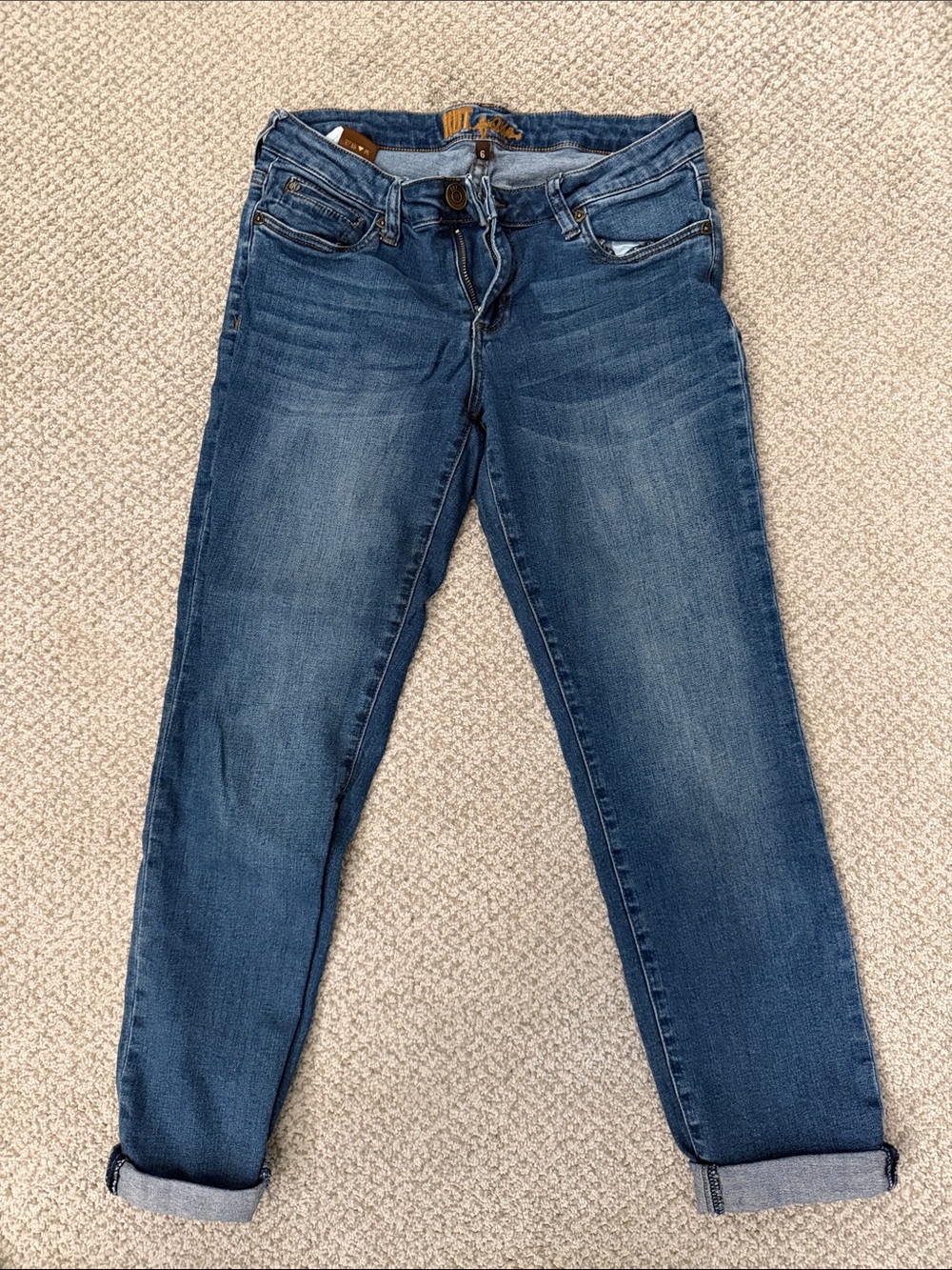 Kut from the Kloth Medium Blue Boyfriend Jeans